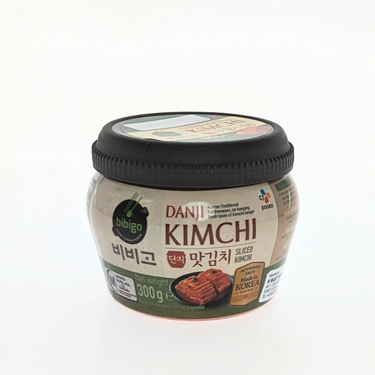 BIBIGO Sliced Kimchi (Trad. Jar) 韓國 BIBIGO 瓶裝切片泡菜300g
