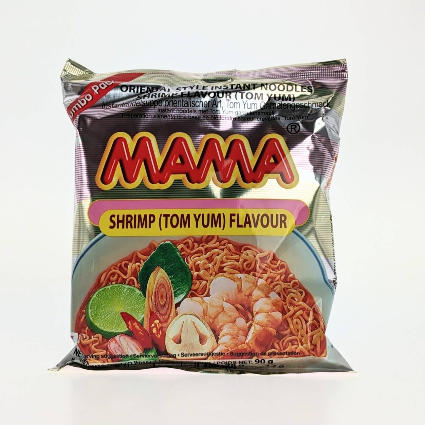MAMA Shrimp Tom Yum Noodle 媽媽冬蔭蝦湯麵 90g