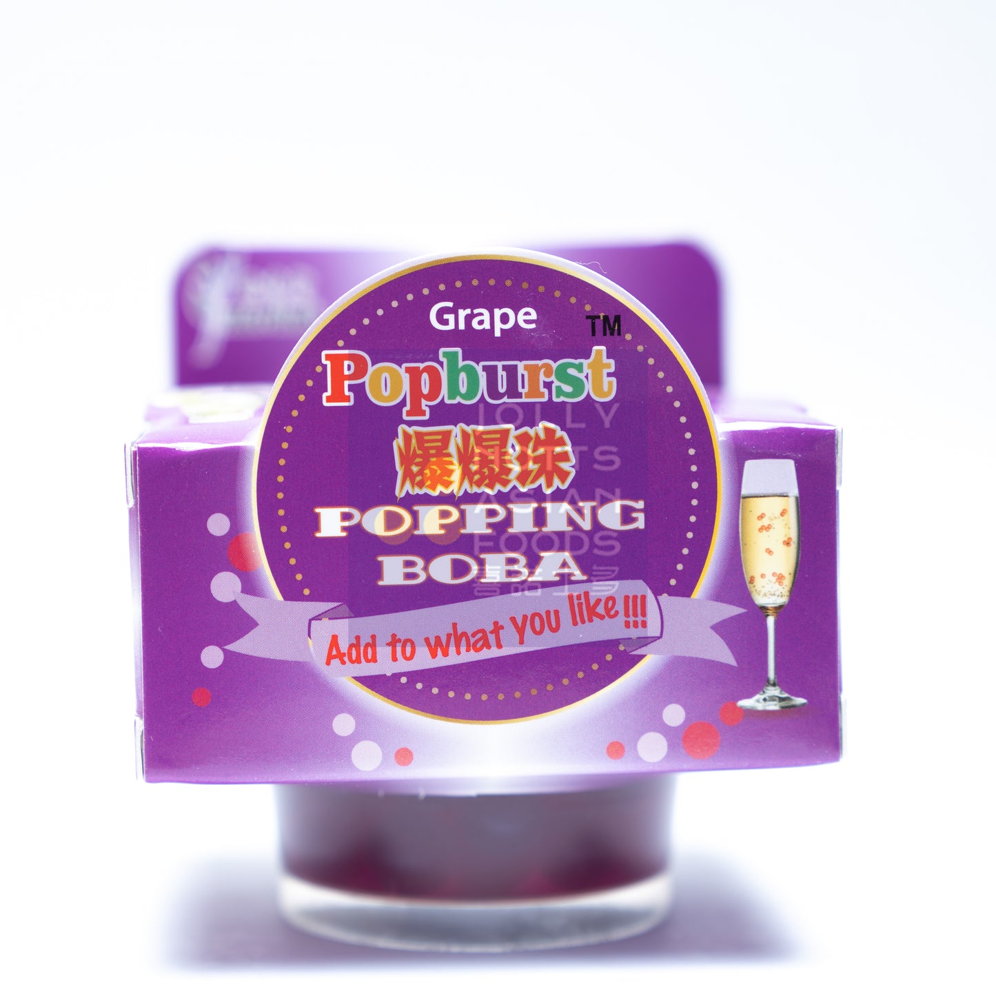 YJW Popping Boba Grape 旺旺爆珠葡萄味 130g