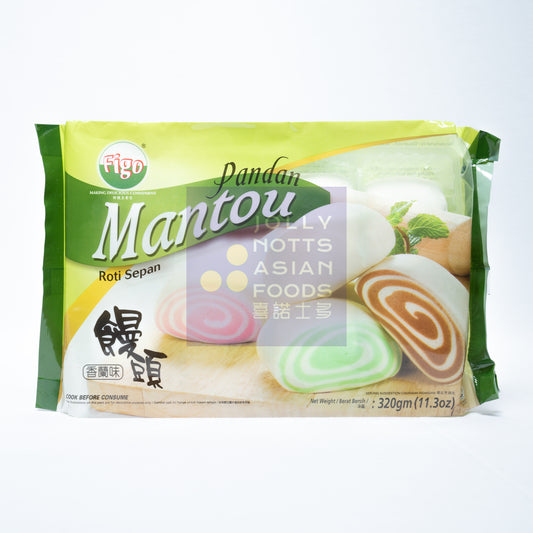 FIGO Pandan Mantou 飛哥班蘭饅頭 320g