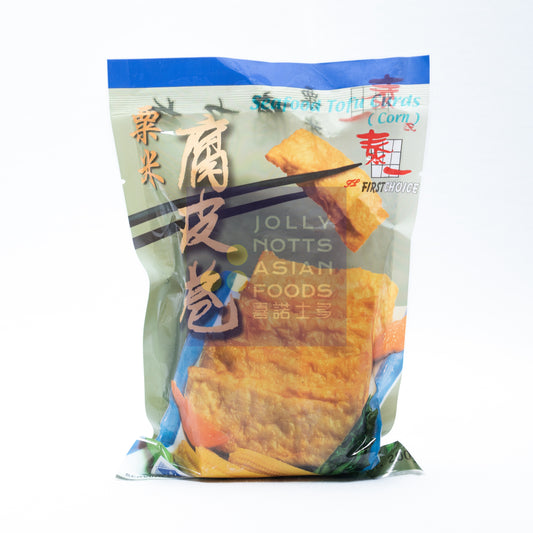 FIRST CHOICE Seafood Tofu Curds (Corn) 泰一粟米腐皮卷 200g